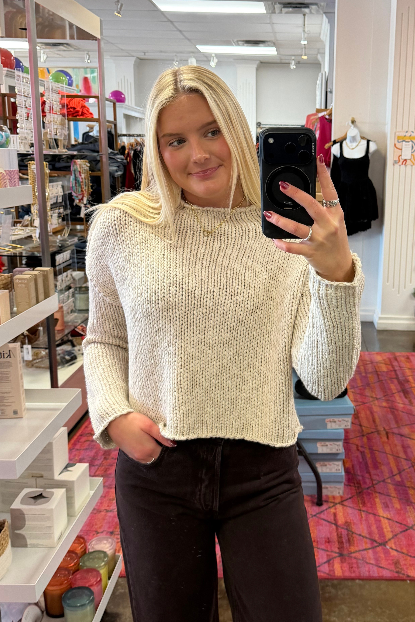 Free People: Opal Sweater in Tea