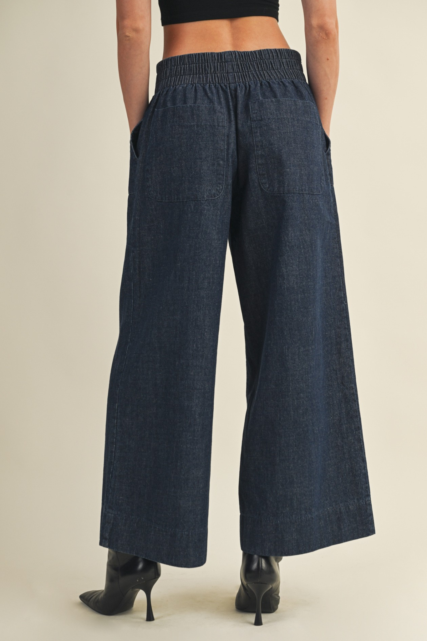 Mustard Seed: Wide Leg Denim Pants