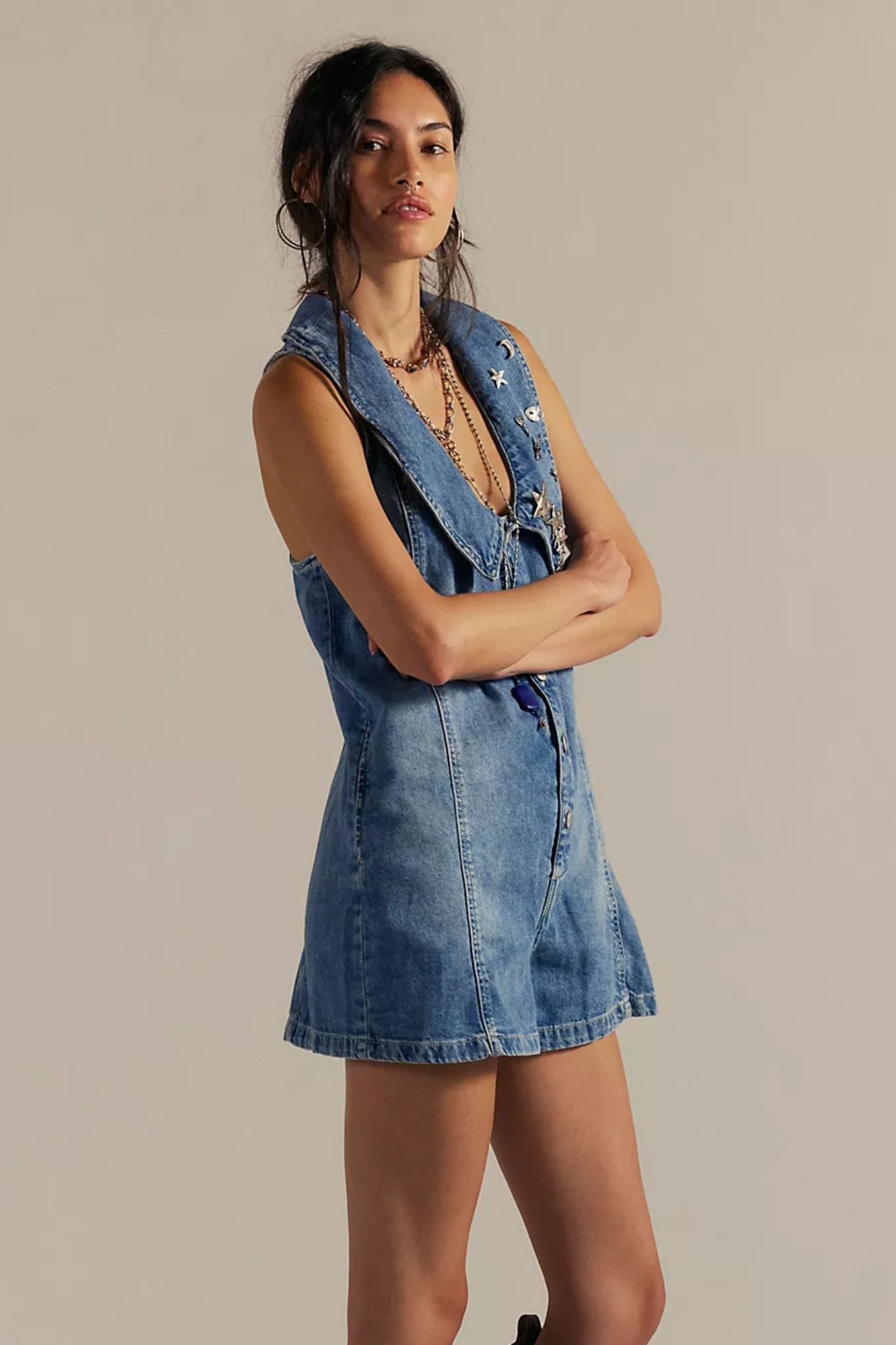 Free People: Dover Playsuit in Candy