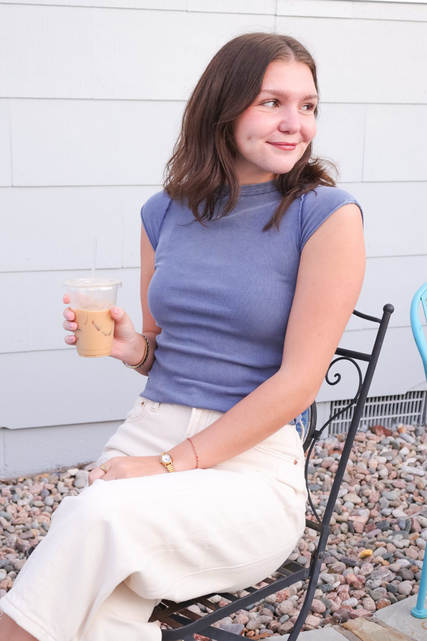 Free People: Ever Had Tee in Vintage Indigo