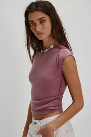 Free People: Ever Had Tee in Orchid Hush