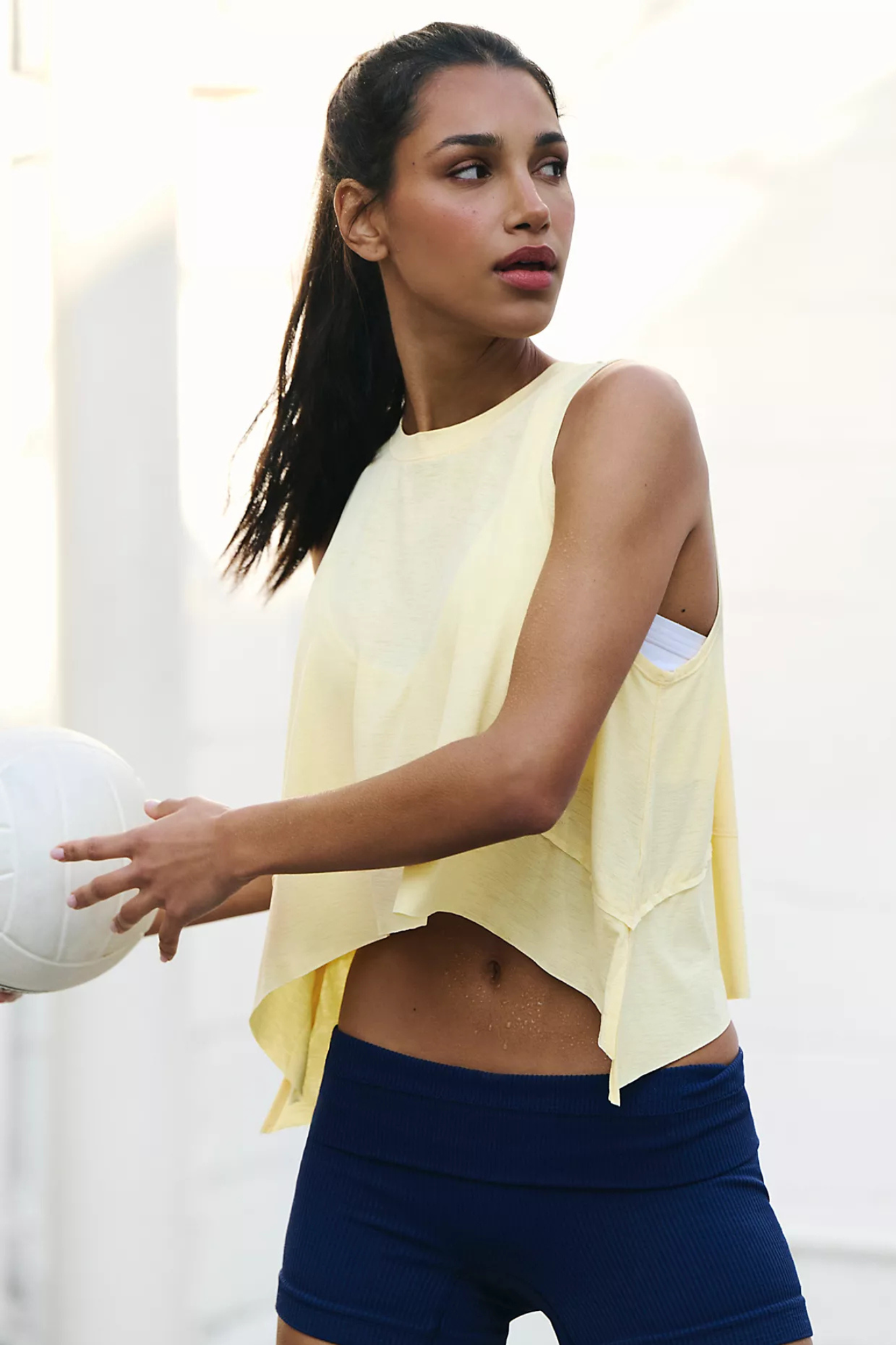 Free People Movement: Tempo Tank in Sunlit Yellow