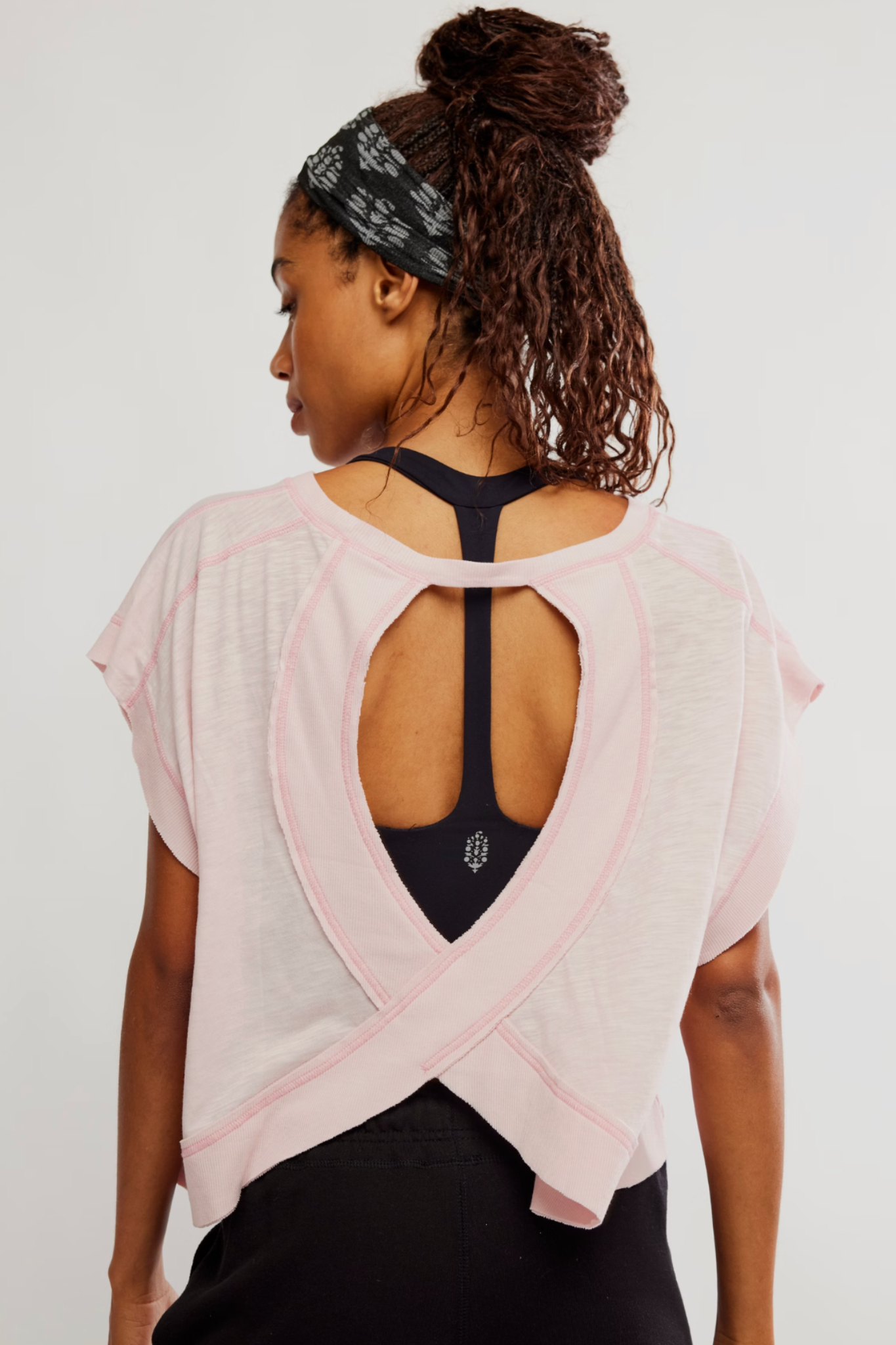 Free People Movement: My Time Tee in Powder Pink