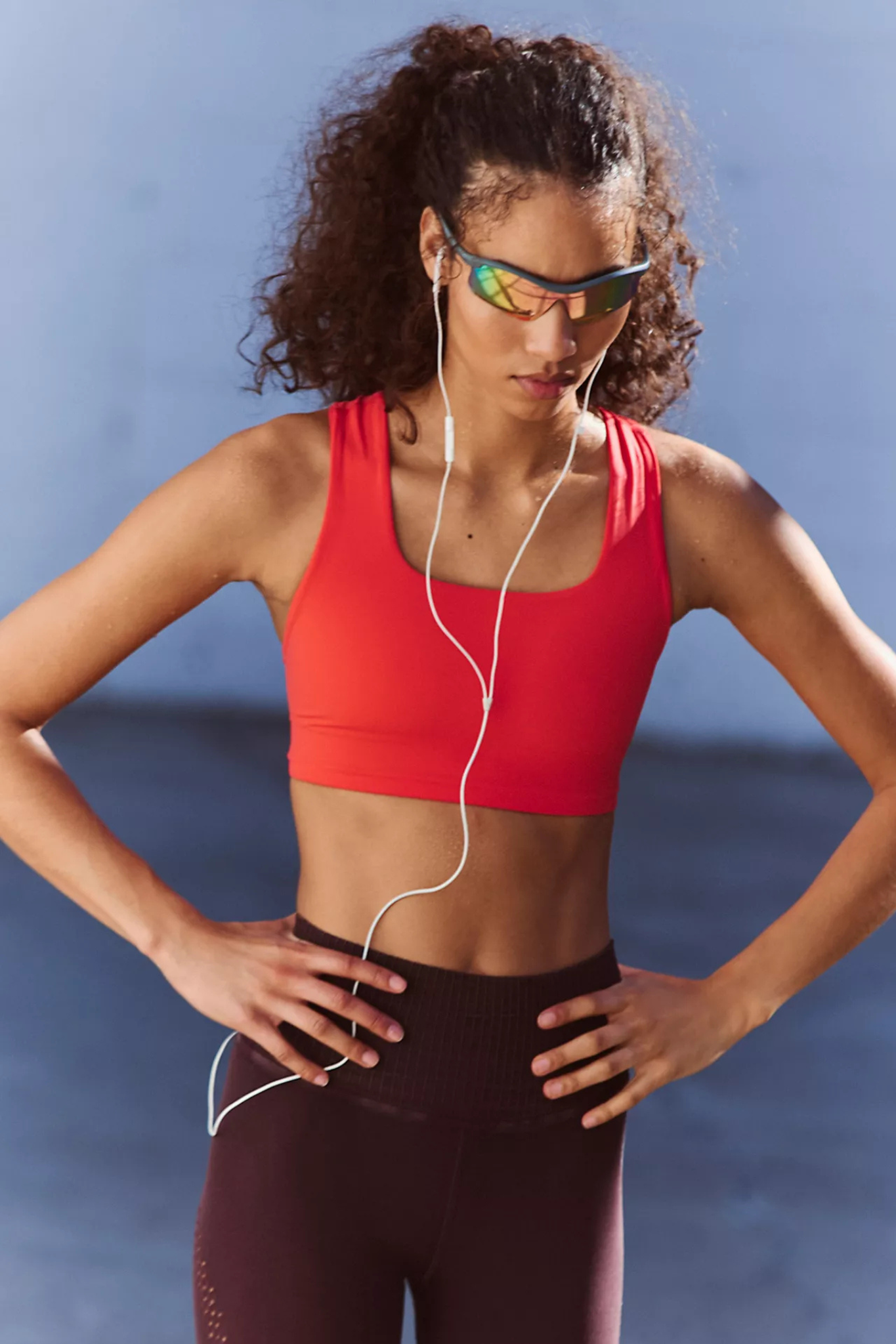 Free People Movement: Win Win Bra in Grapefruit