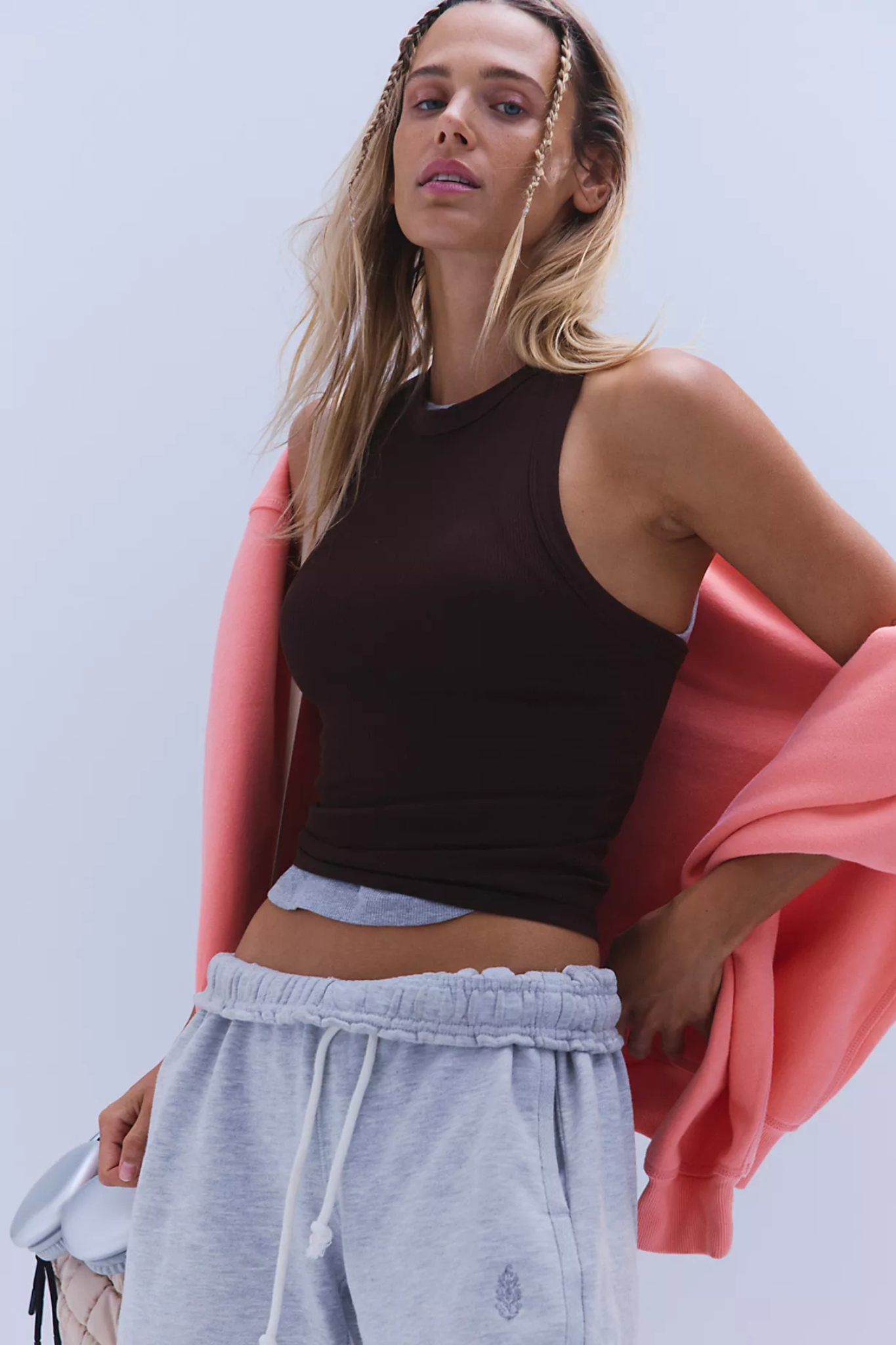 Free People Movement: Dynamite Tank in Chocolate