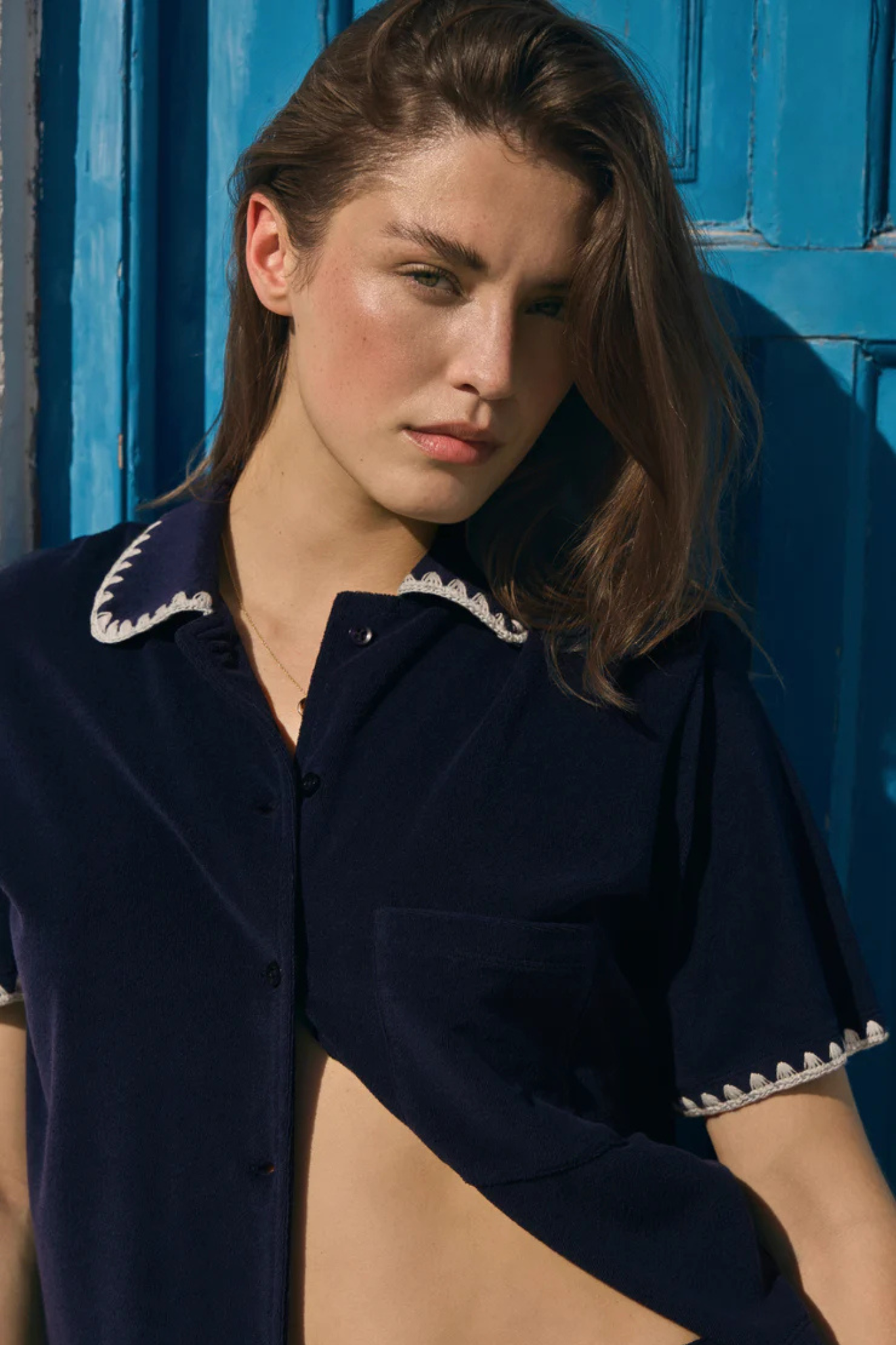 Z Supply: Miles Terry Shirt in Eclipse