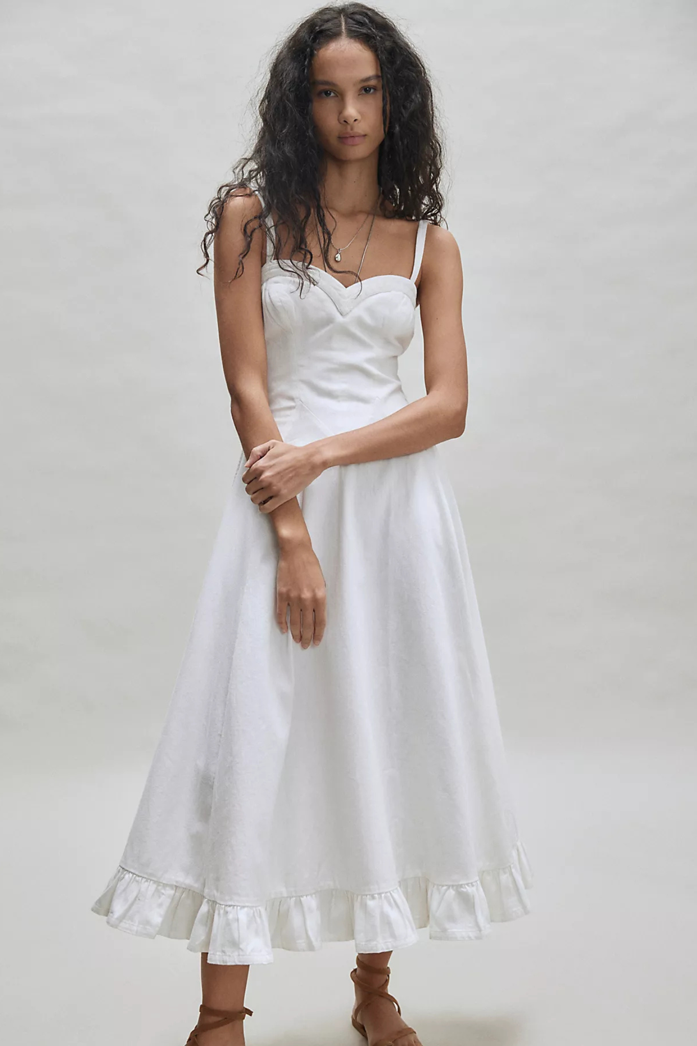 Free People: Another Season Midi in Coconut Milk