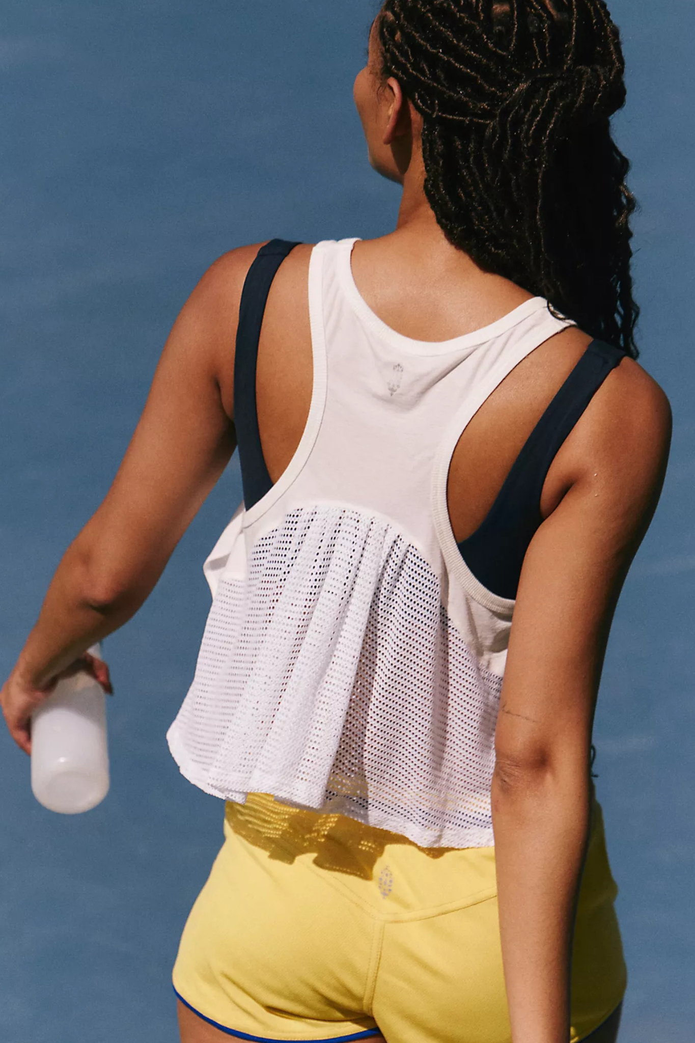 Free People Movement: Tempo Flash Finish Tank in White