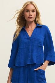 Z Supply: Helena Airy Gauze Button Up