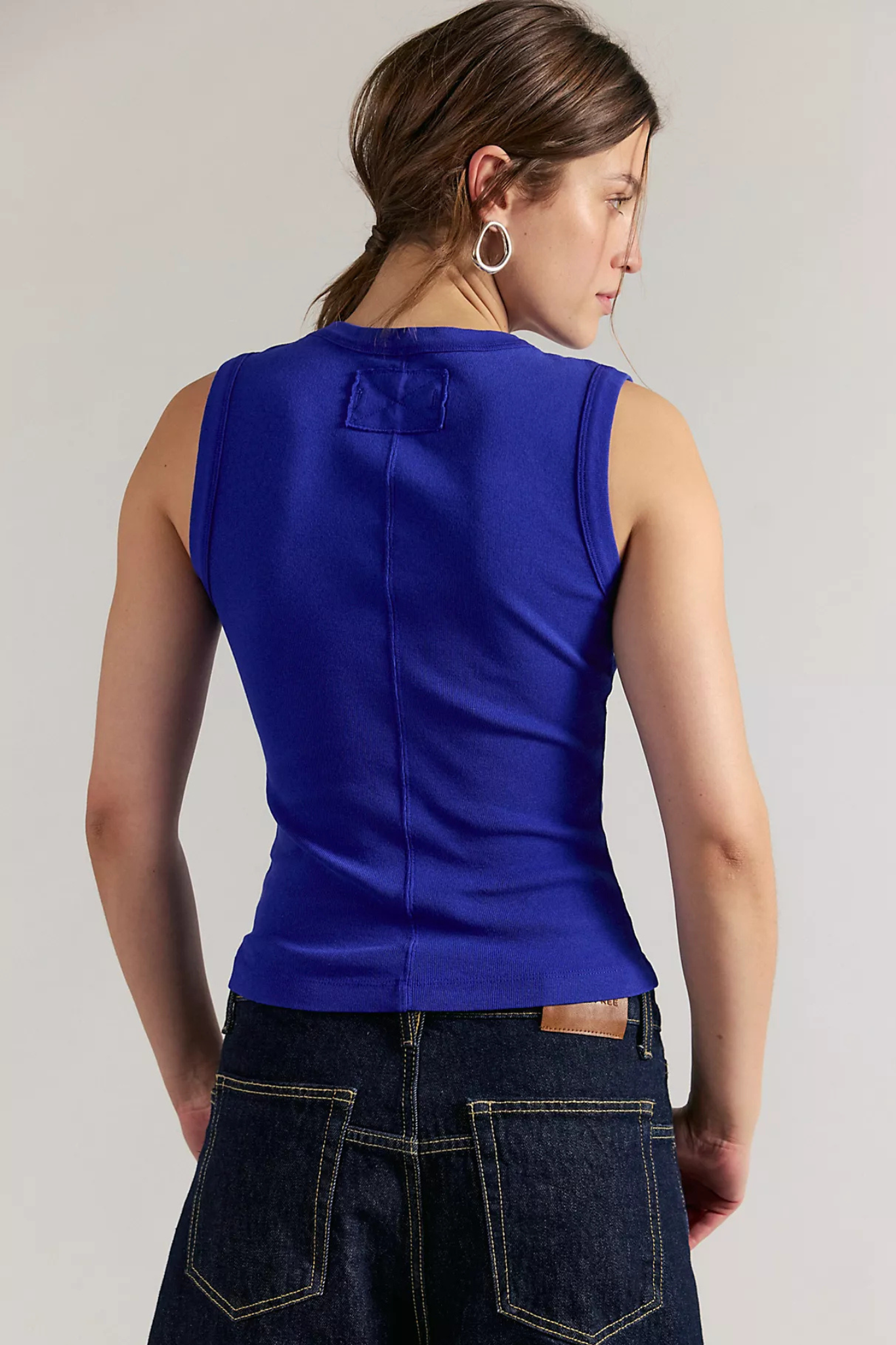 Free People: Murphy Tank Violet Splendor