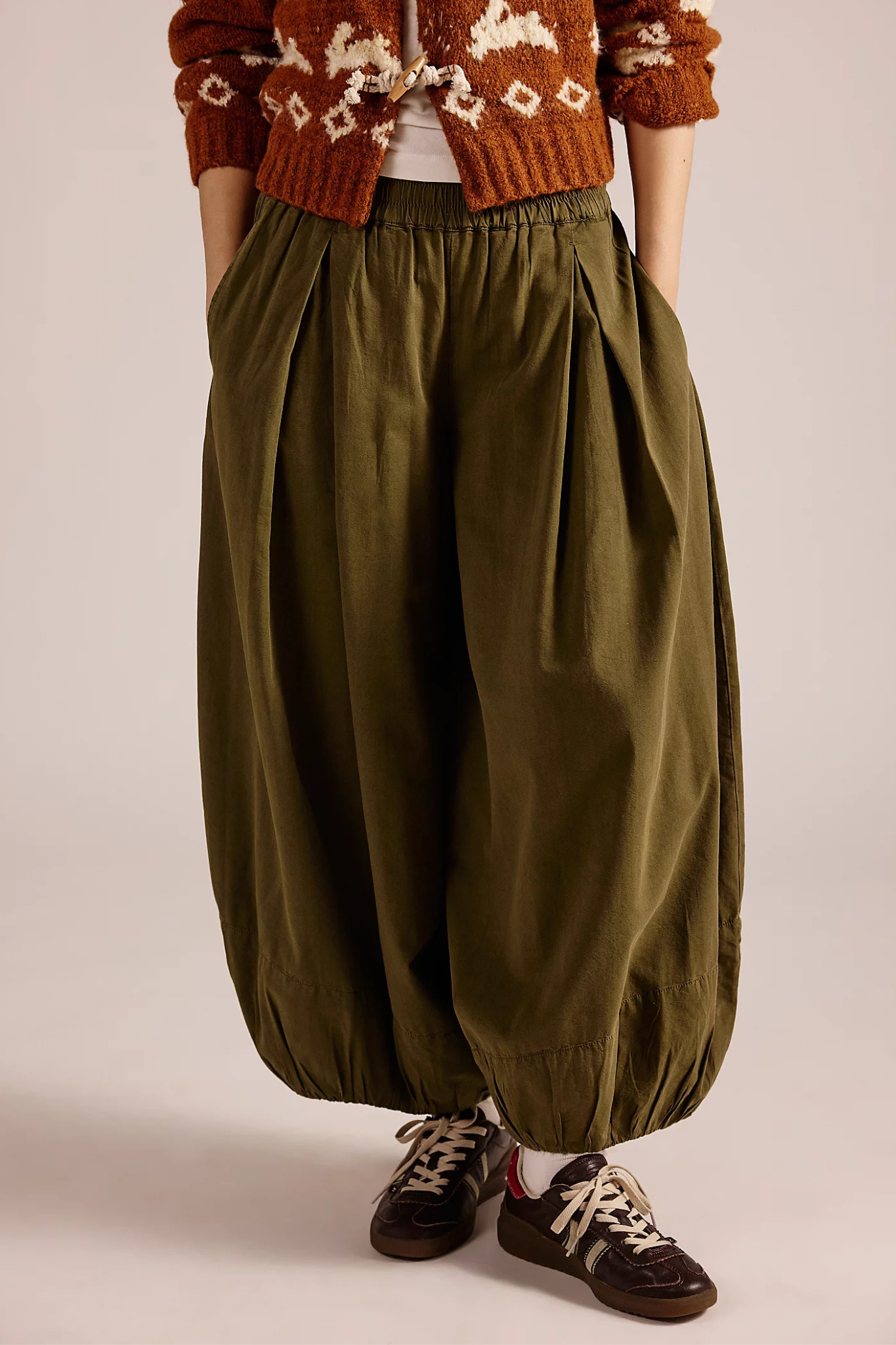 Free People: Moonflower Solid Balloon Pant