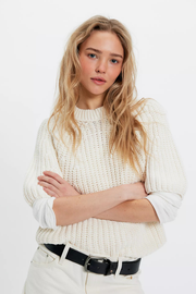 Free People: Amy Sweater Tee in Ivory