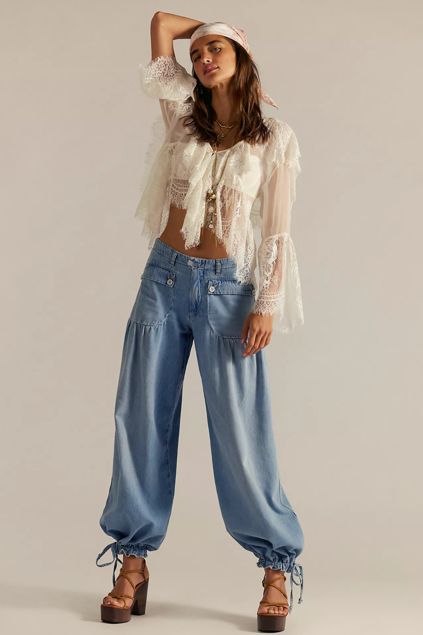 Free People: Lotus Jean in Bijou Blue