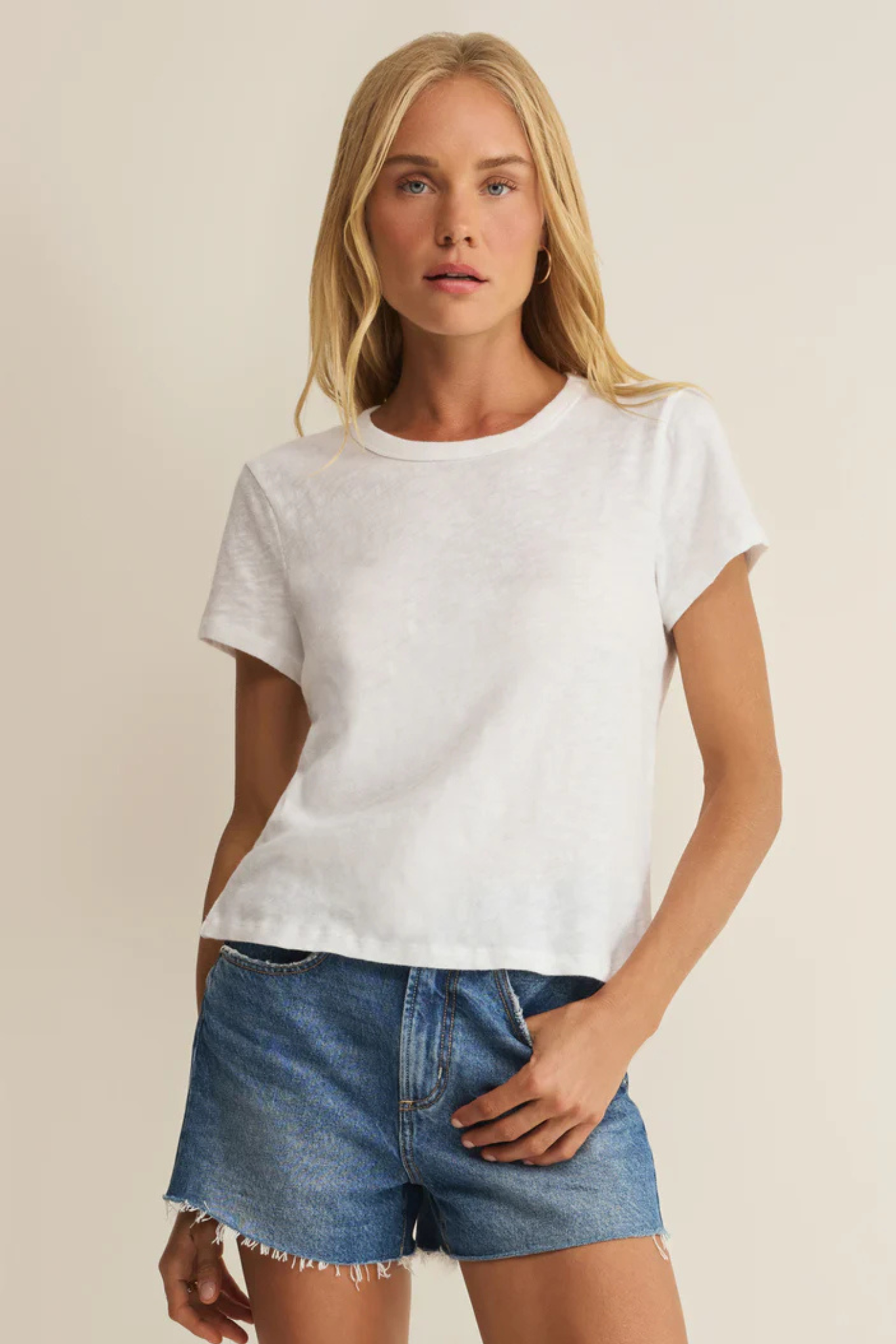 Z Supply: Junie Slub Tee Shirt