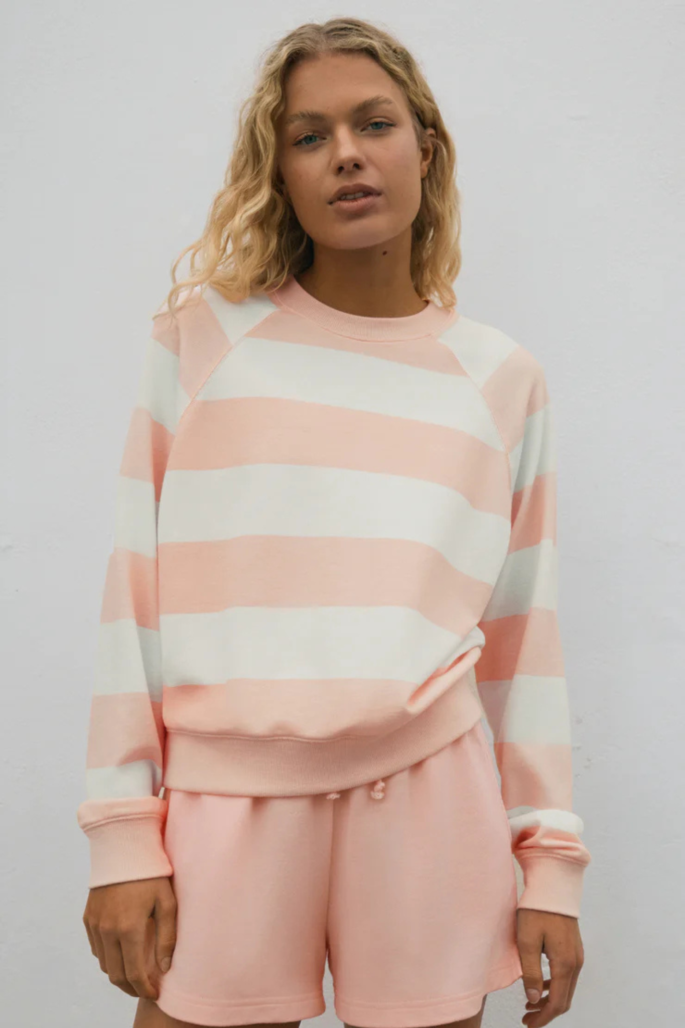 Z Supply: Saldana Stripe Sweatshirt in Bellini