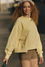 Free People Movement: Intercept Pullover in Sunlit Yellow