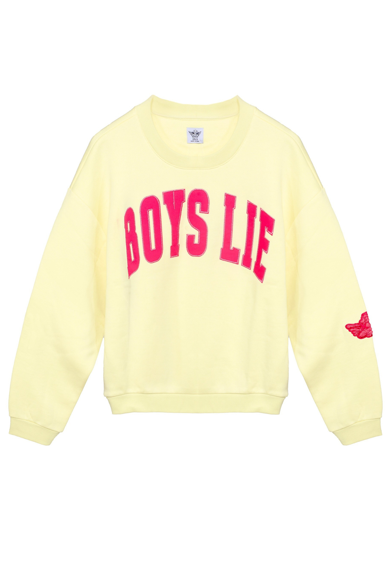 Boys Lie: Razzle Dazzle Kara Crewneck in Yellow