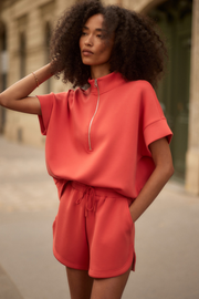 Varley: Coulter High Rise Short in Summer Fig