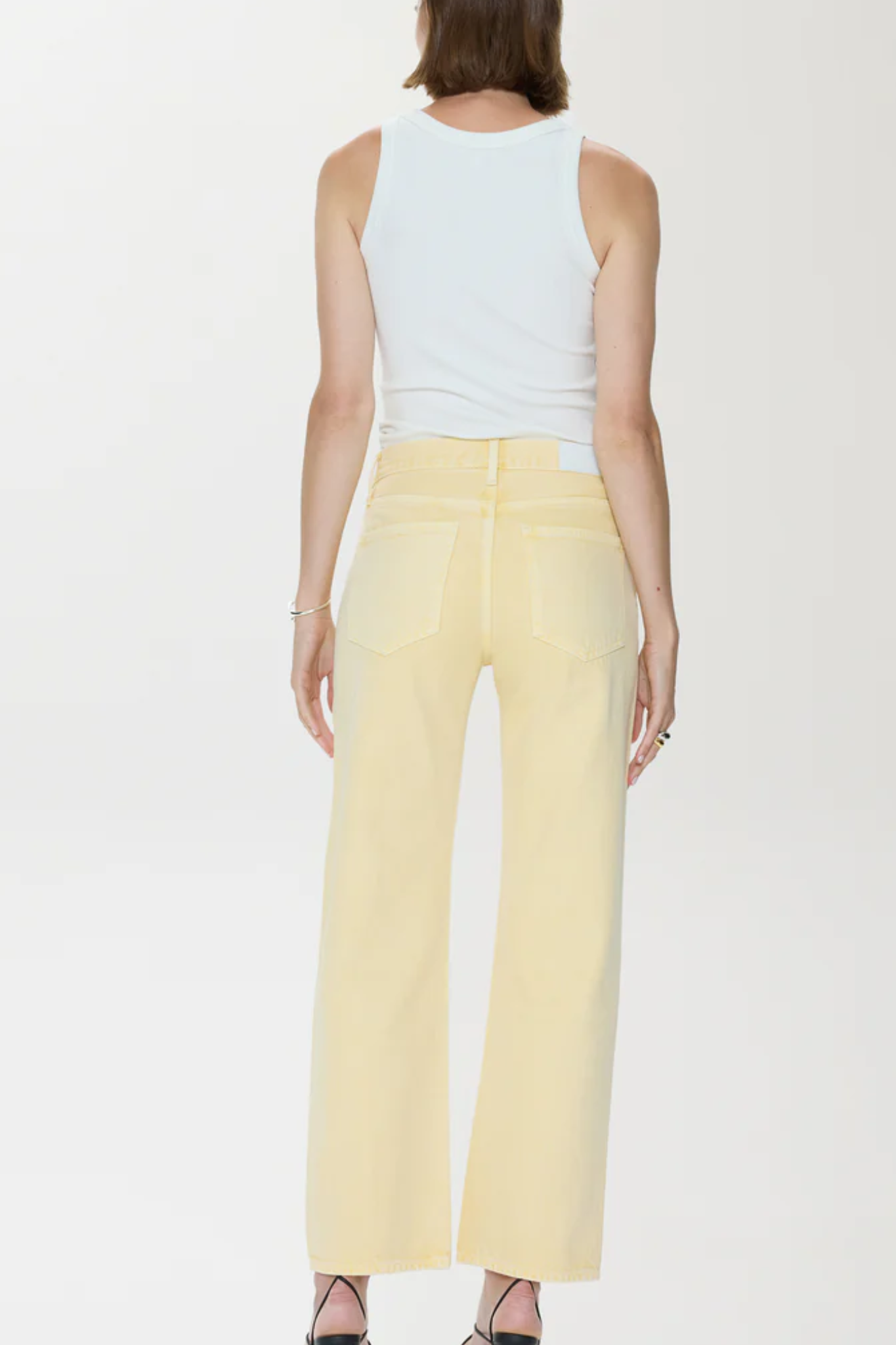 Pistola: Lexi Mid Rise Bowed Straight