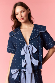 Bow Top in Navy