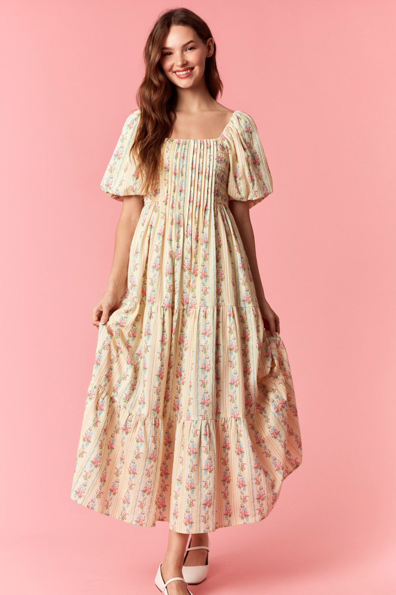 peach love cream dress Peach Love Cream Dress M