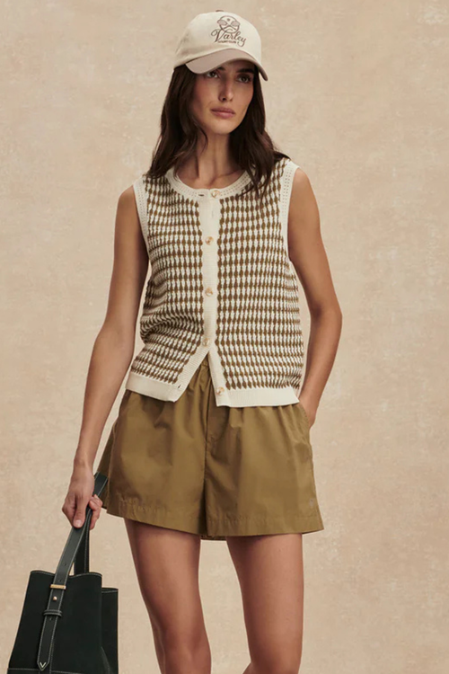 Varley: Morales Shorts in Golden Olive