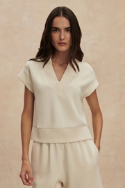 Varley: Gracee V Neck Tank in Pristine
