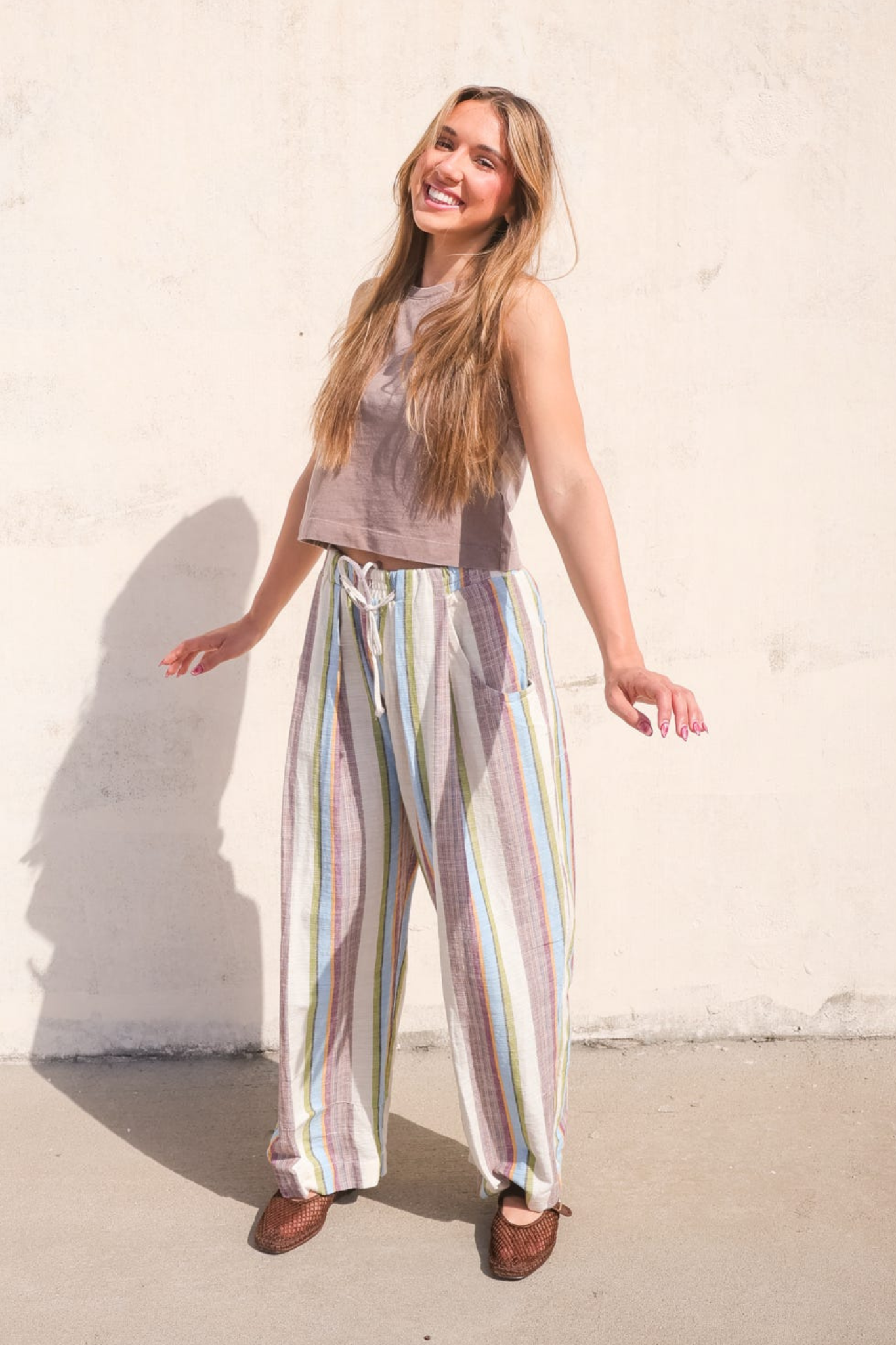 Free People: Chambers Lid Back Stripe Pant