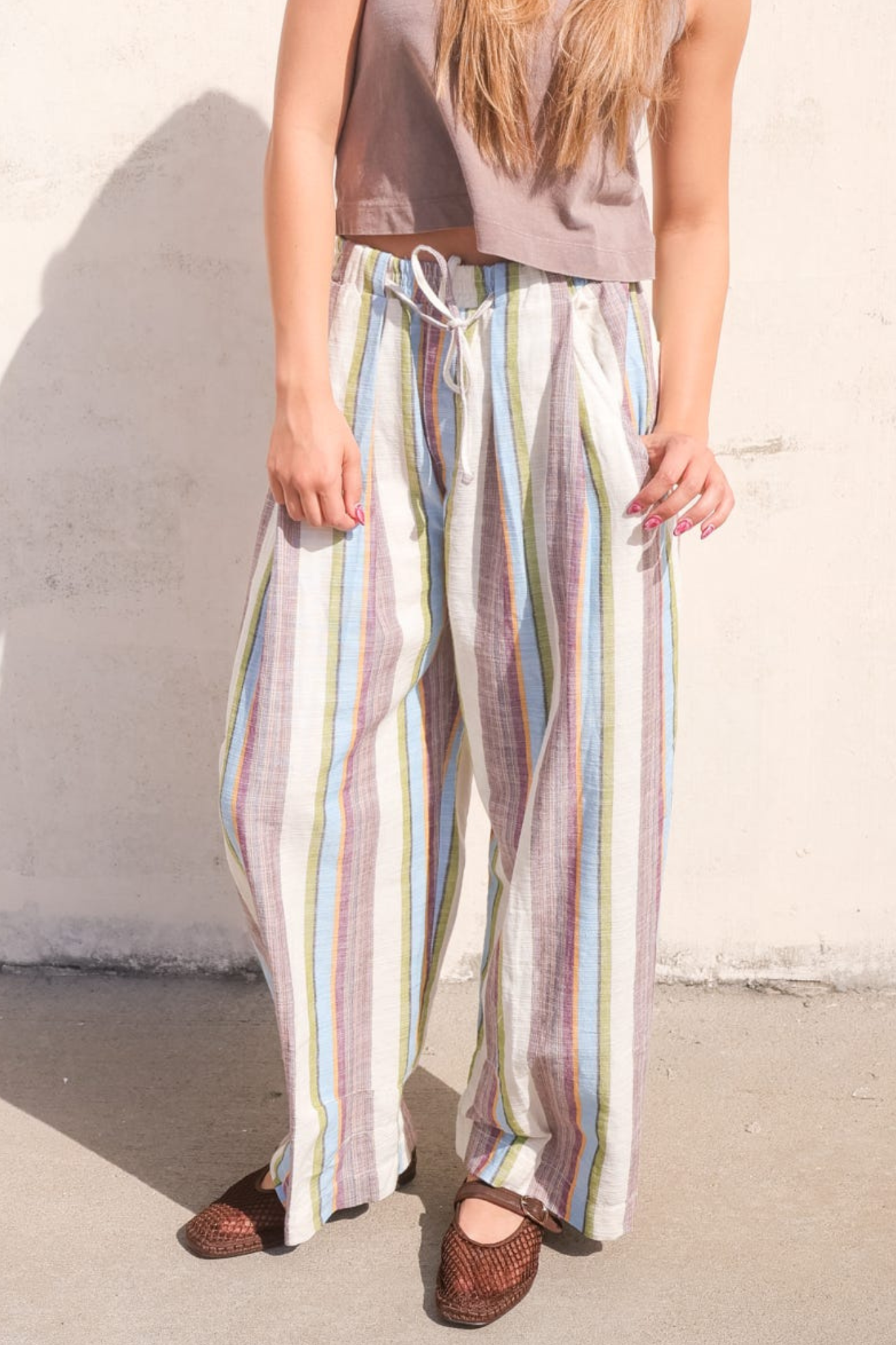 Free People: Chambers Lid Back Stripe Pant
