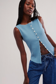 Free People: Tilly Vest in Ocean View