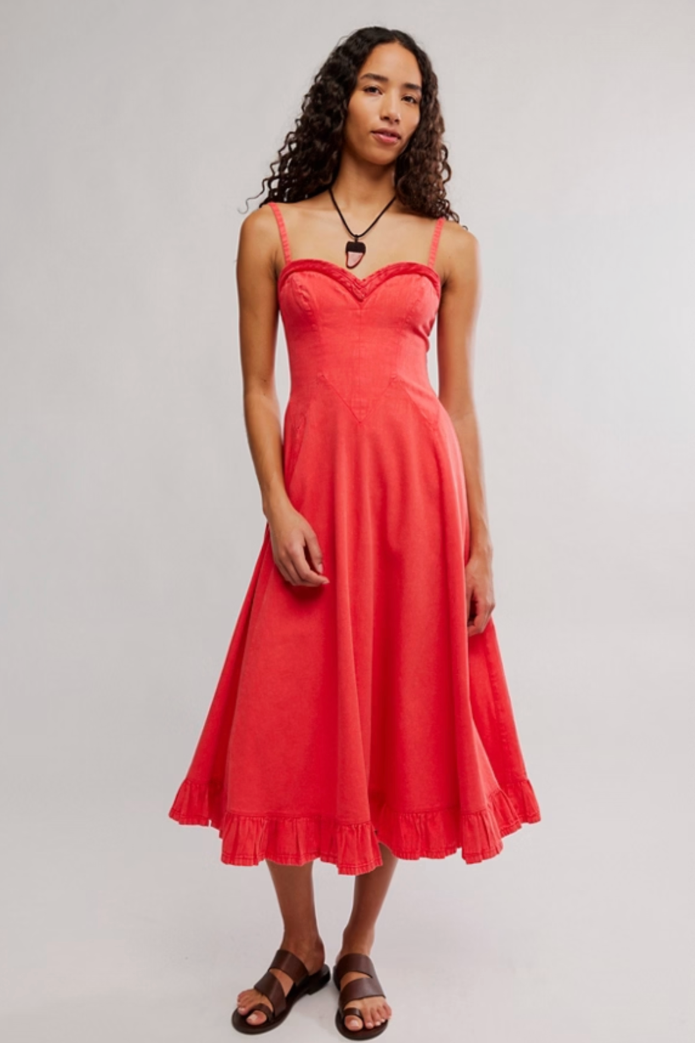 Free People: Another Season Midi in Sour Sweet