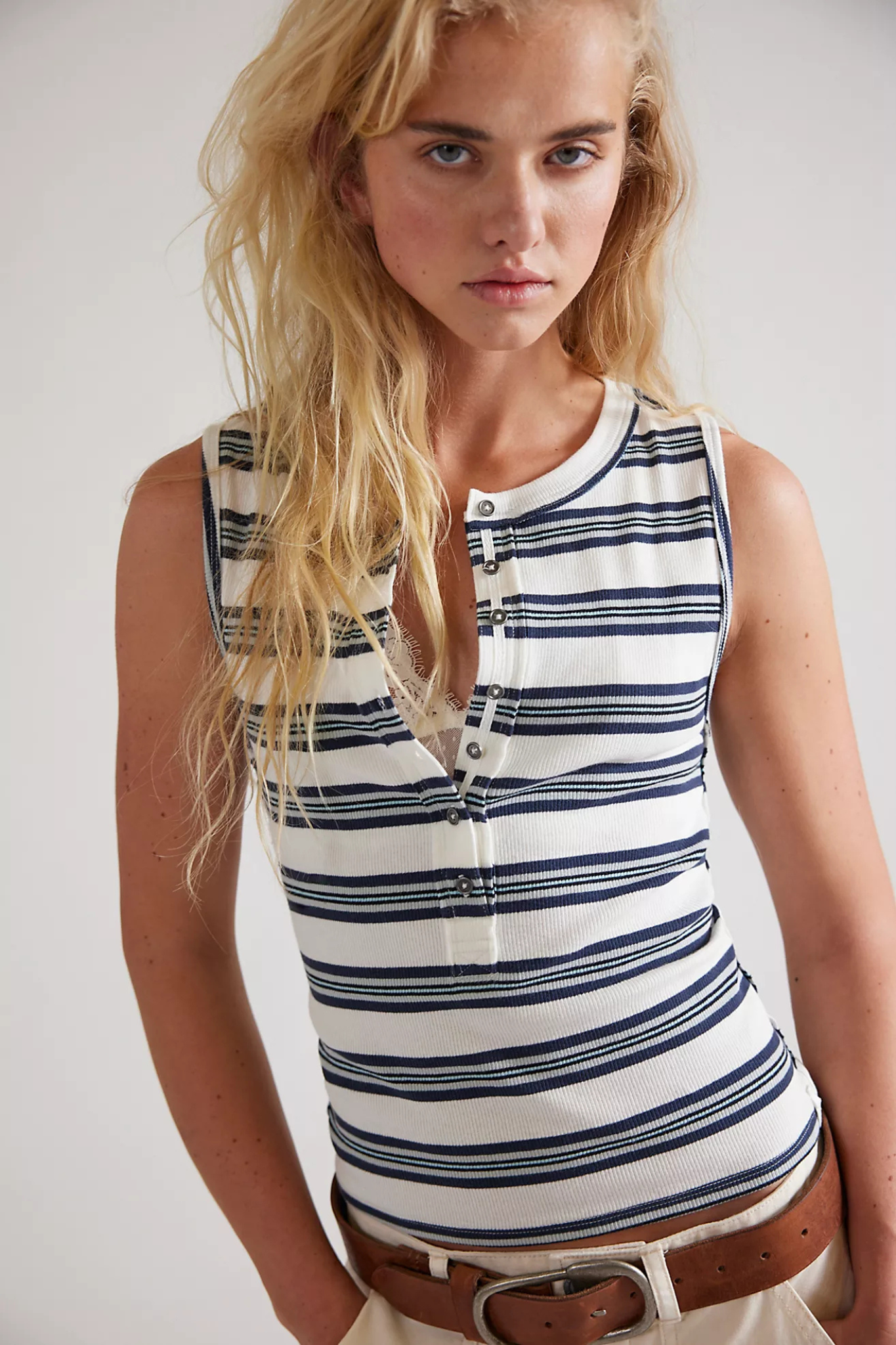 Free People: Jamie Henley Stripe in White Combo J.cole shoes tulsa oklahoma 
