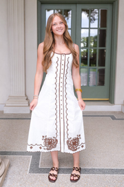 ZOE AND CLAIRE WHITE DRESS