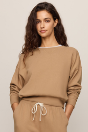Z Supply: Clubhouse Sweatshirt in Light Toffee