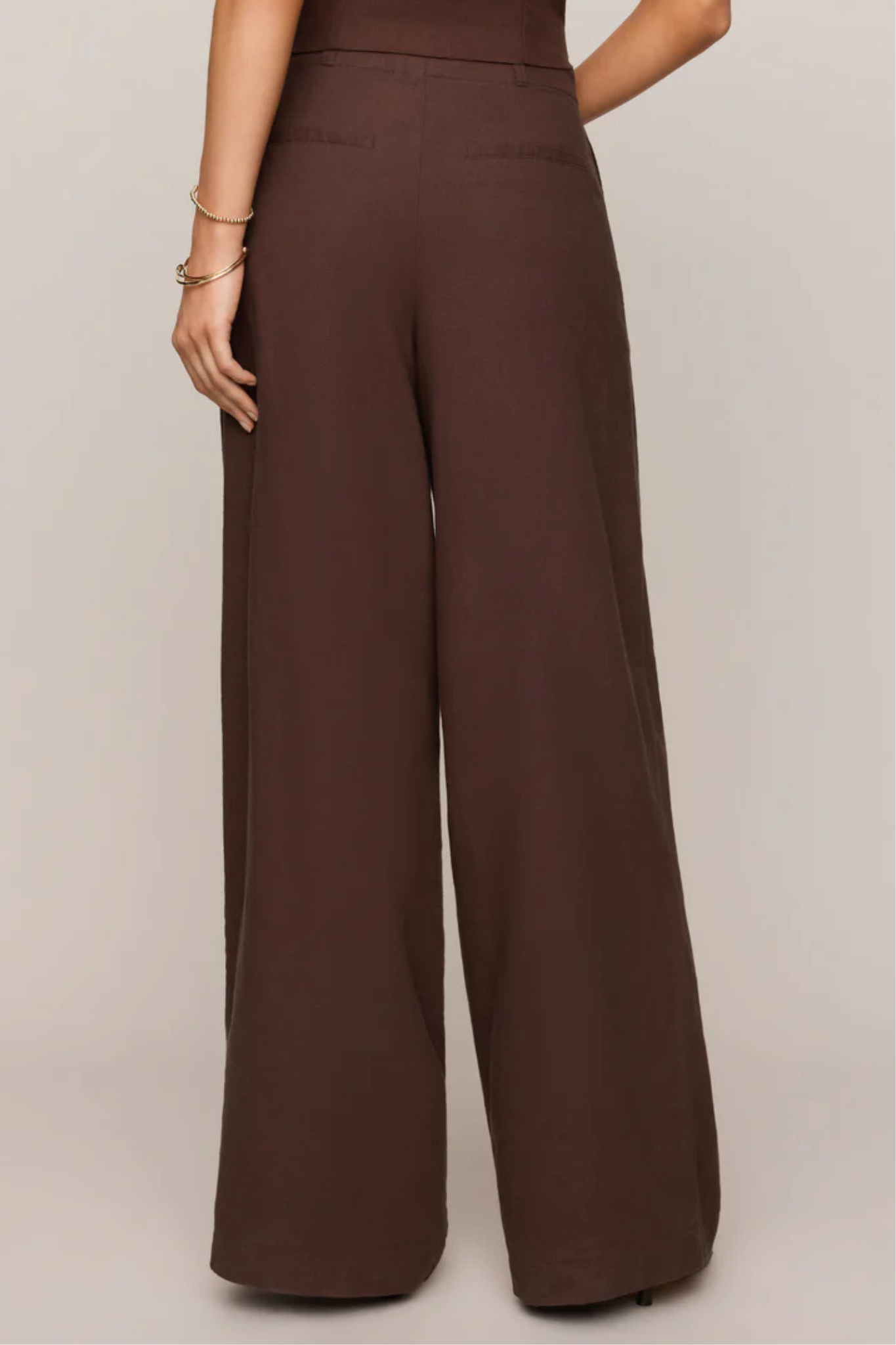 Z Supply: Magnolia Linen Pant in Chocolate Cherry