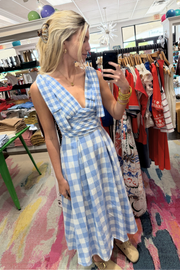 Martha Gingham Maxi Dress