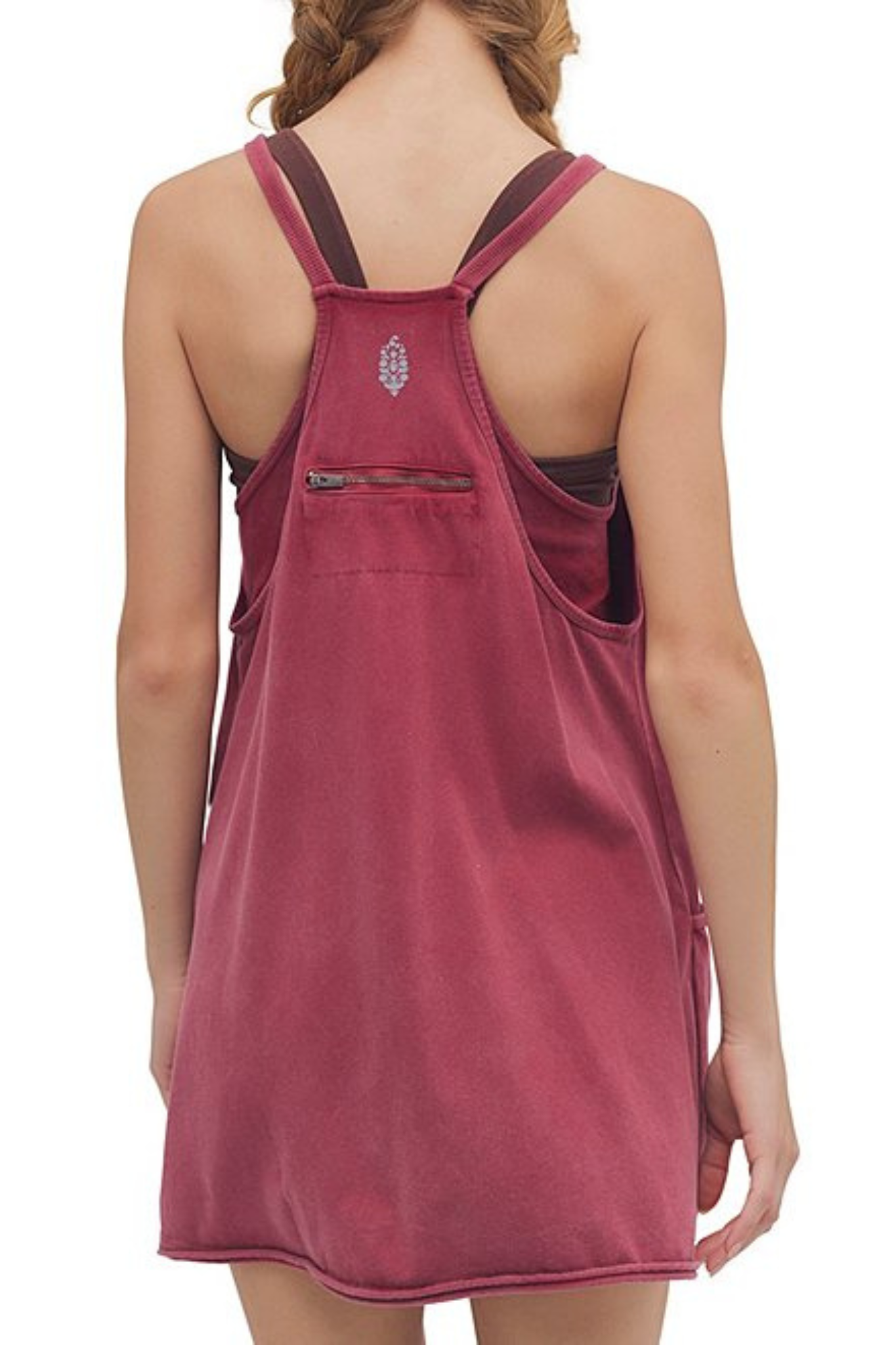 Free People Movement: Hot Shot Mini Dress in Brick