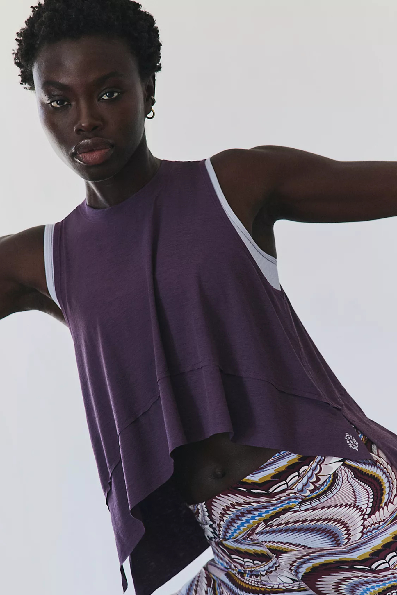 Free People Movement: Tempo Tank in Blackberry