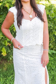 Z Supply: Emrie Eyelet Top in White