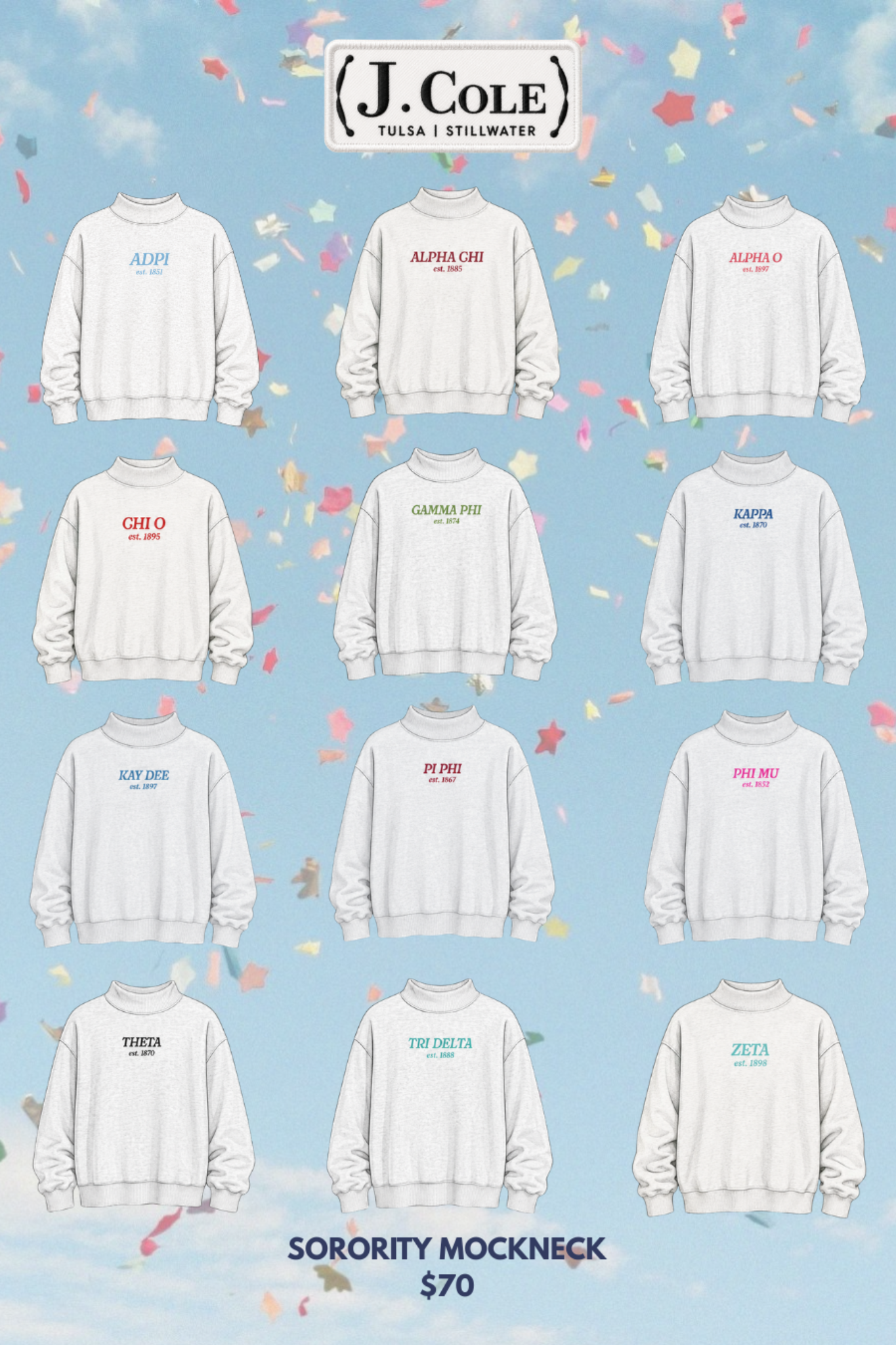 PRE ORDER: The Darling Effect: Sorority Mock Neck