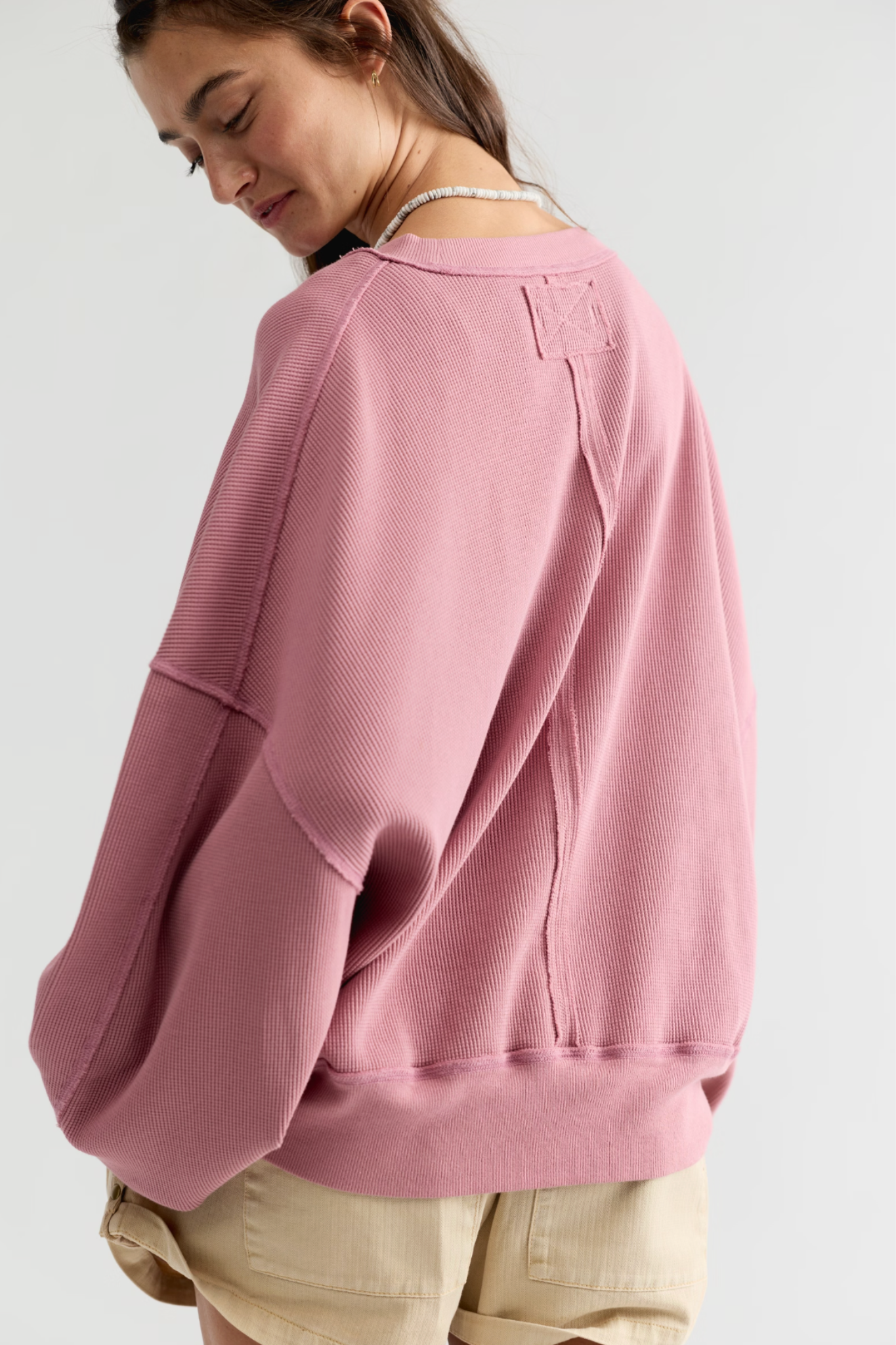 Free People Women's Skyline Tee in Rose Raisin