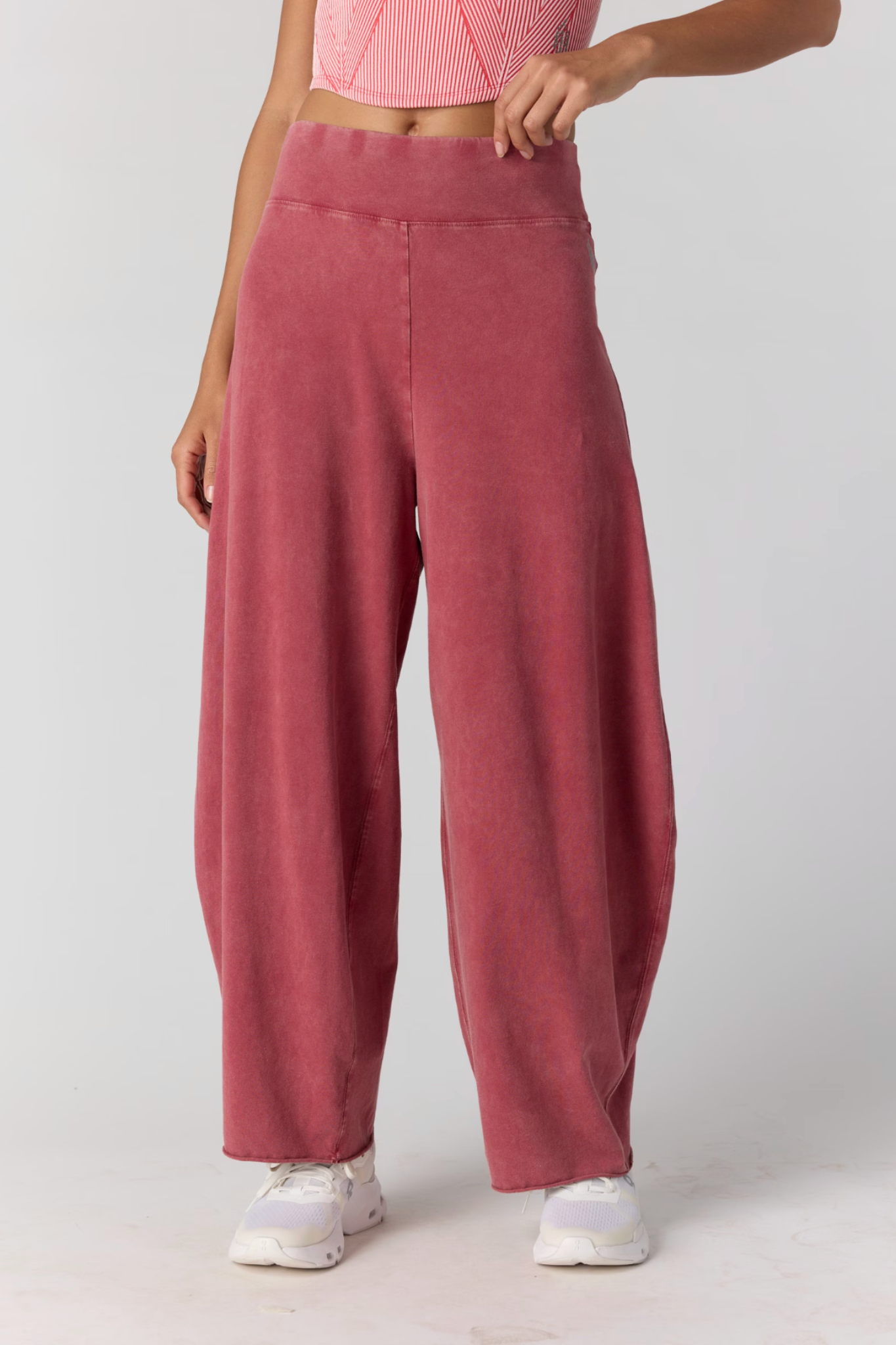 Free People Movement Women's Hot Shot Easy Pant in Brick