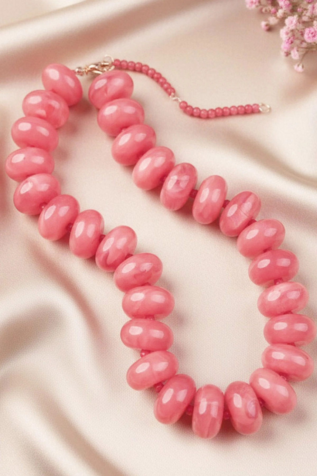 chunky beaded necklace at jcole shoes tulsa
