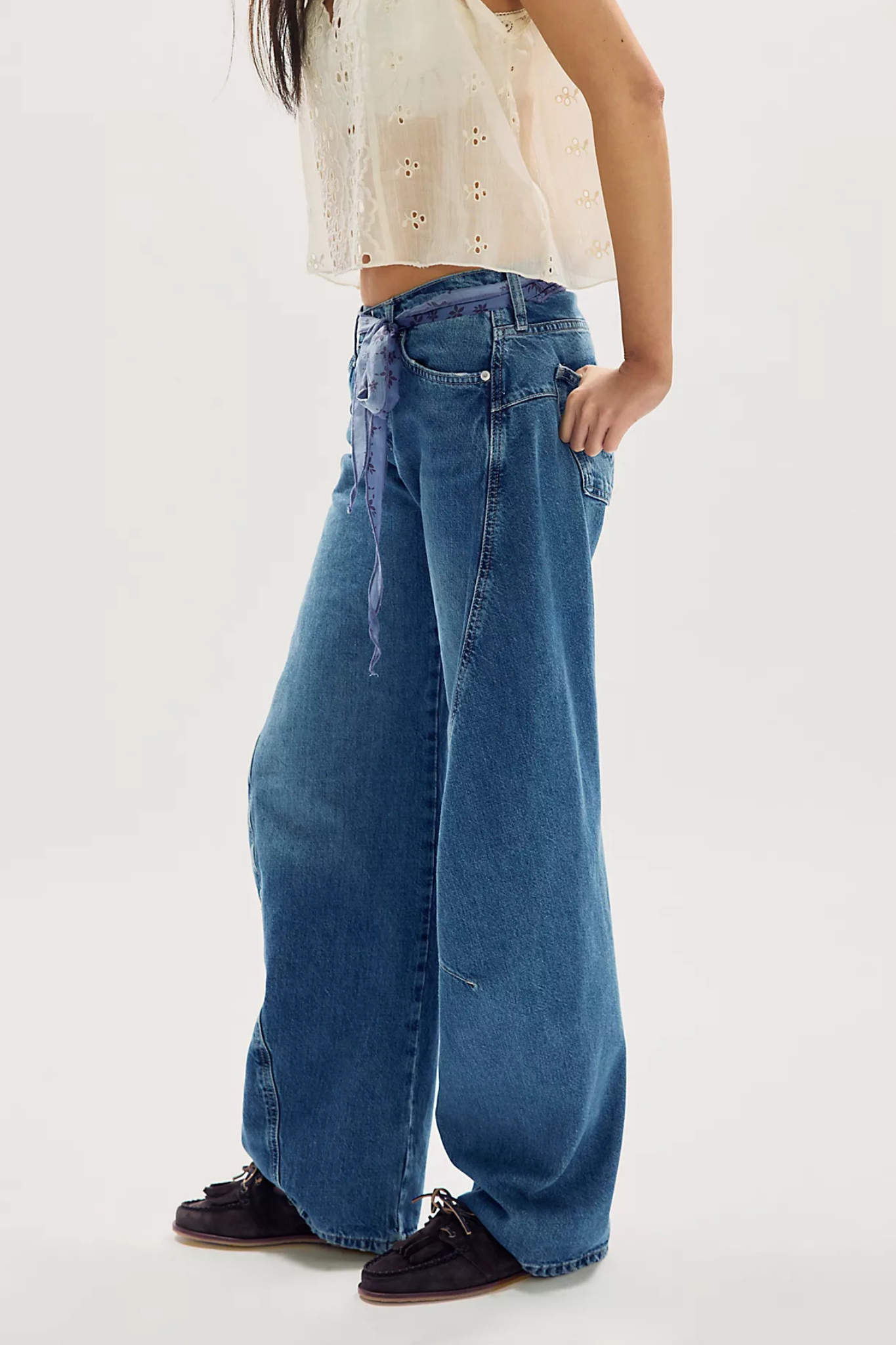 Free People jeans at jcole shoes tulsa