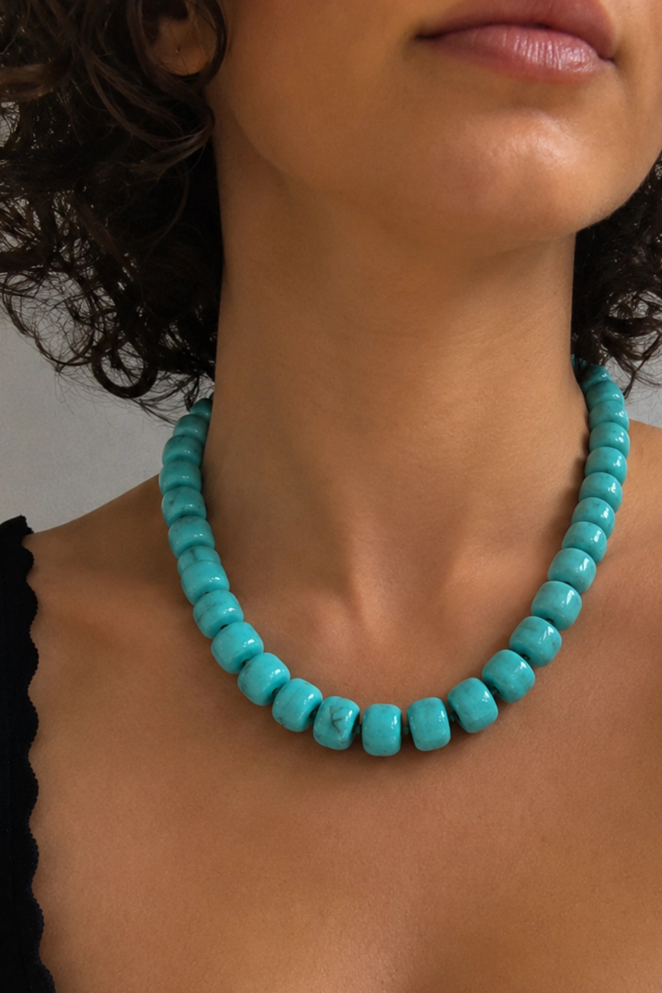 chunky beaded necklace at jcole shoes tulsa
