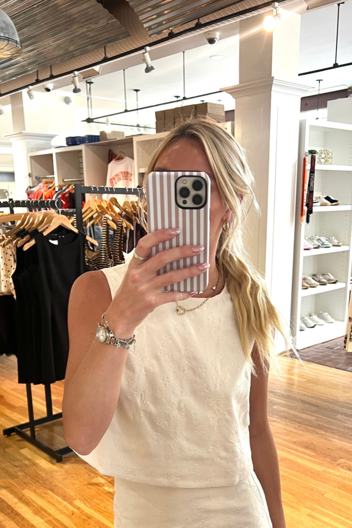white tank top at jcole shoes tulsa