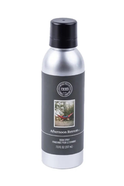 A 7.0 fl oz aluminum room spray bottle with a black cap and a dark gray label.
