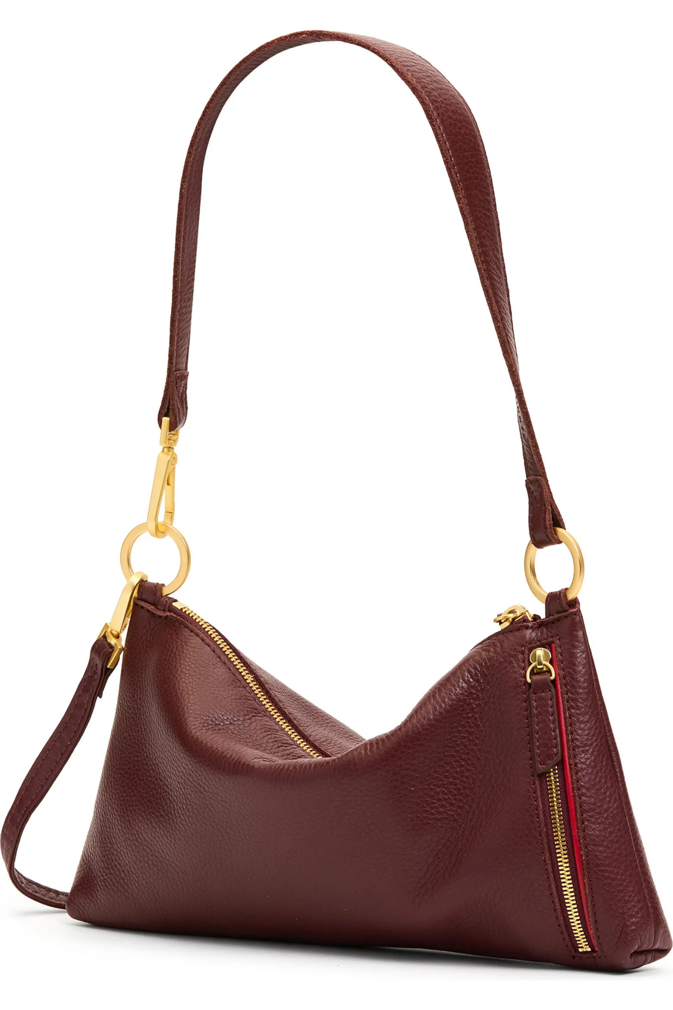 Hammitt Women's Kyle Small Cherrywood Pebble Handbag