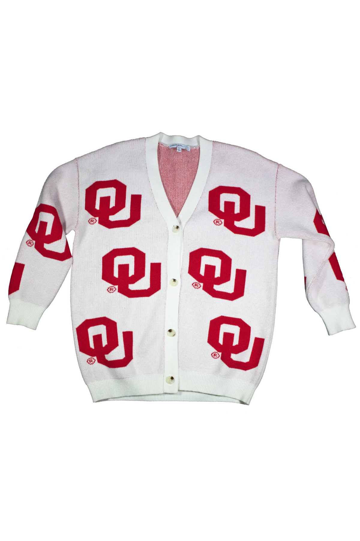 OU cardigan at jcole shoes tulsa