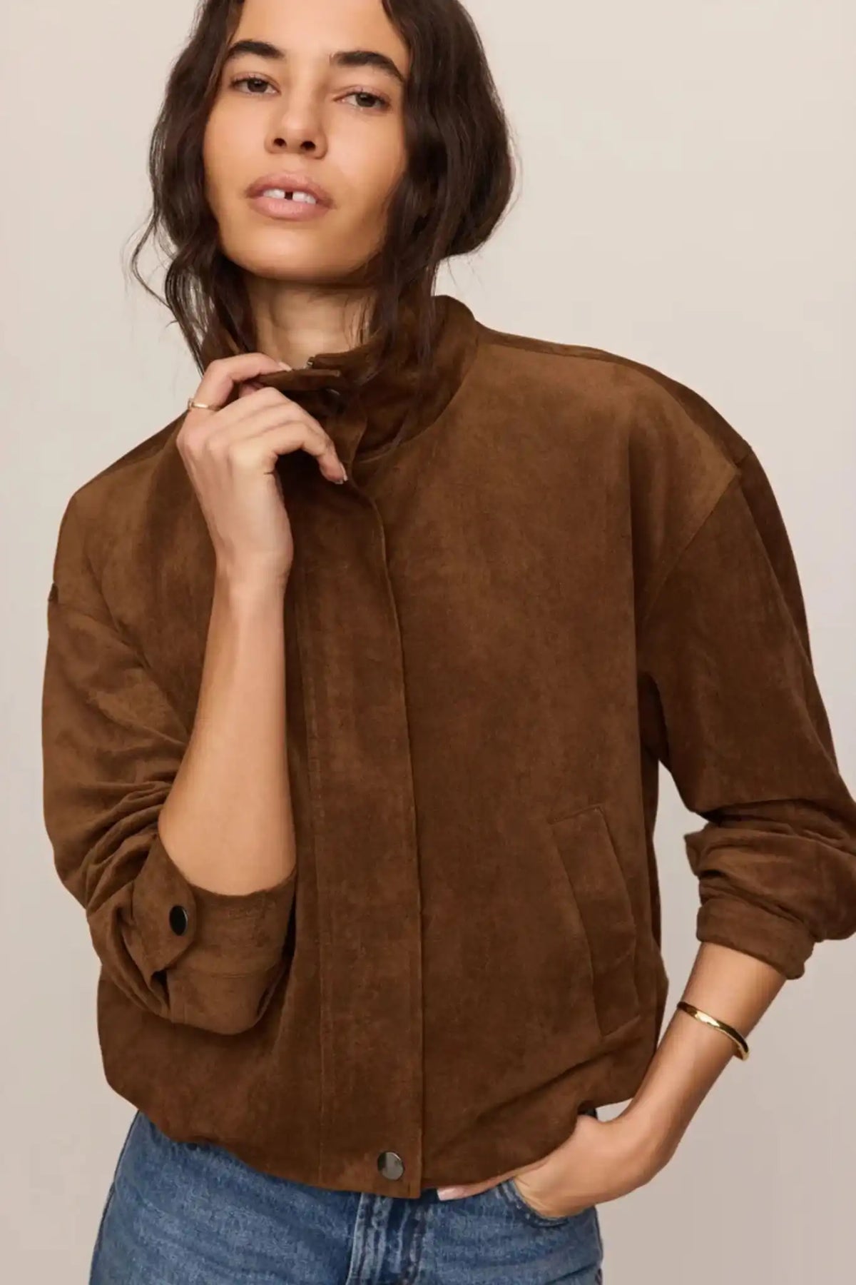 suede jacket at jcole shoes tulsa